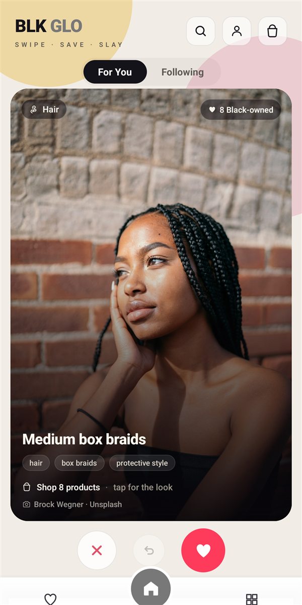 The swipe feed