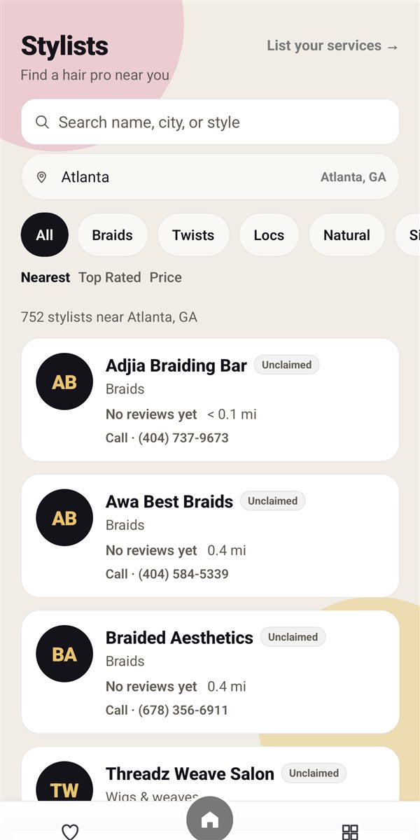 Stylists near you